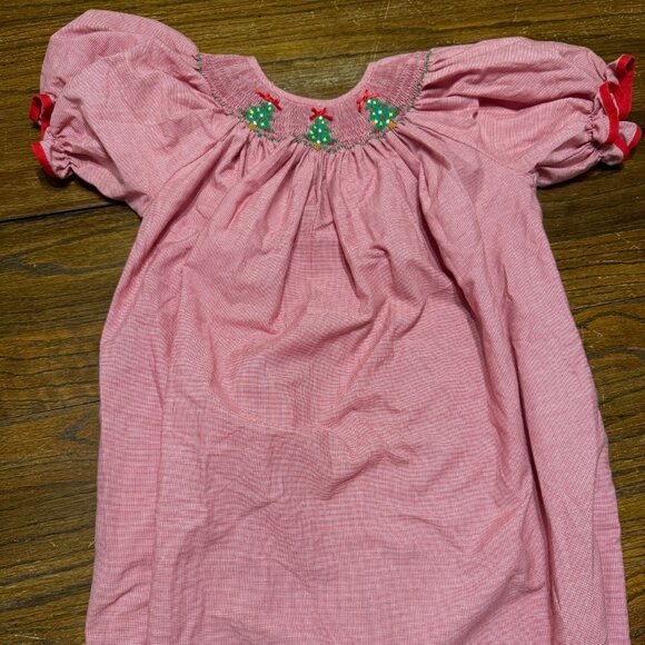 Girls Christmas Long Dress - Picture 1 of 2